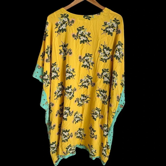 Matilda Jane size Medium Large What A Catch Open Cardigan Kimono Top Yellow - Picture 4 of 7